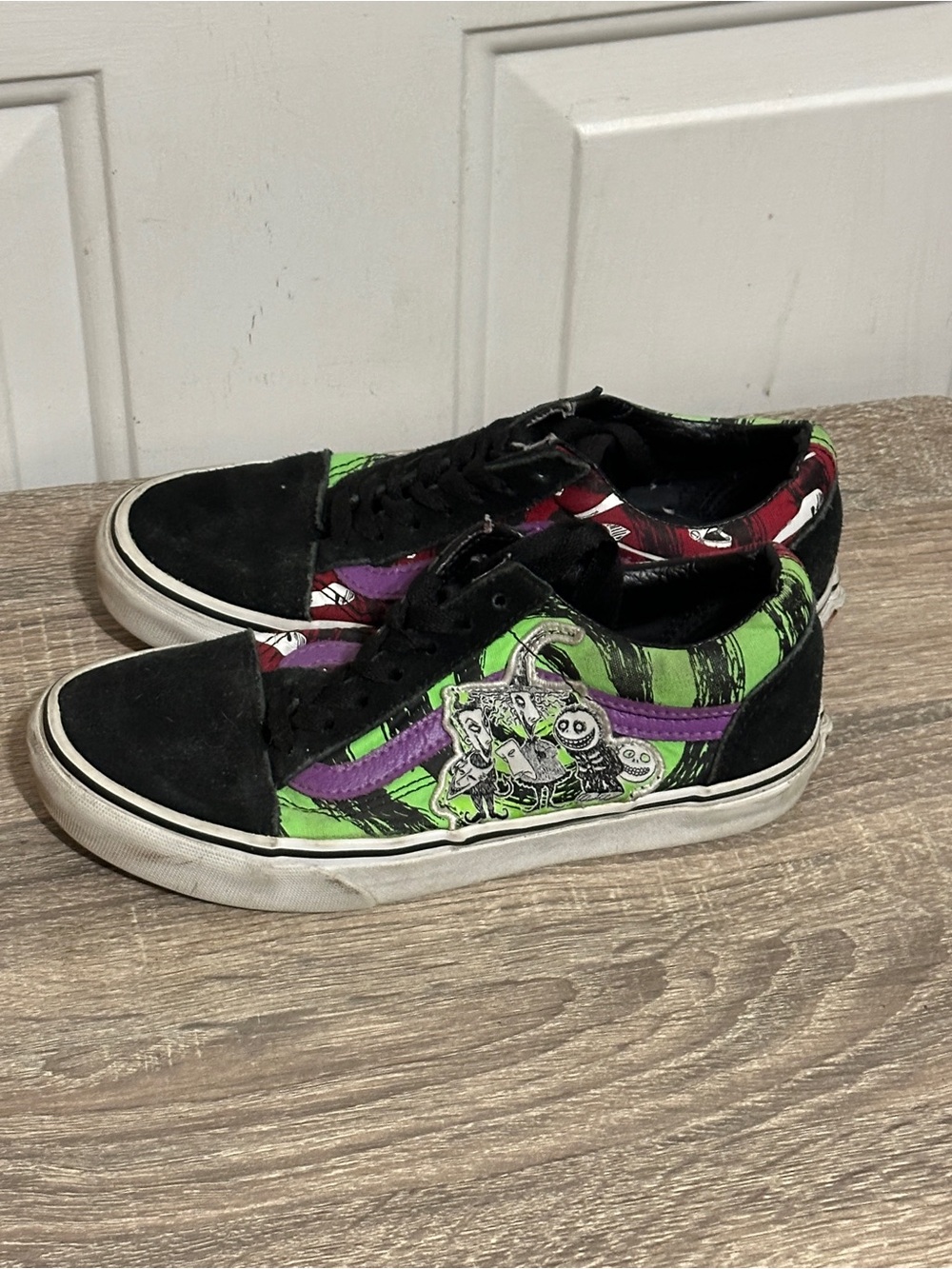 VANS Old Skool x The Nightmare Before Christmas Lock Shock and Barrel W. 5.5 M 4 - Picture 5 of 9